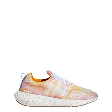 Imagem de adidas Tênis feminino Swift Run 22 G20 Cm 201, Laranja Rush/Semi Turbo/Azul Brilhante, 38