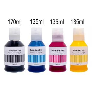 Imagem de Kit com 04 Cores Refil de Tinta Compatível GL16 GI16 GX6010 GX7010 - P