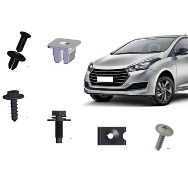Imagem de KIT Presilha Parachoque HB20 2012 a 2019 Dianteiro - Plastcar