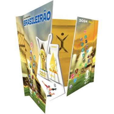 Imagem de Álbum Capa Dura Metalizado + 150 Figurinhas Brasileirão 2024 Album Exc