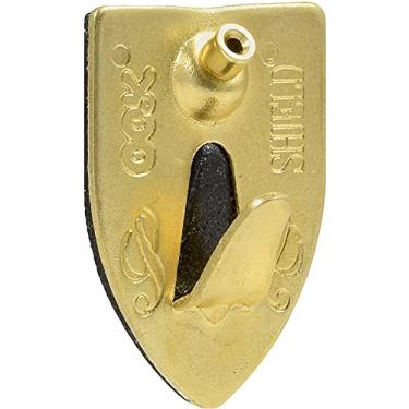 Imagem de OOK 55003 Cabides para fotos, ganchos de arte, design de blindagem, latão, ganchos reutilizáveis para fotos, 22,7 kg (2 conjuntos)