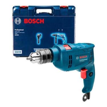 Imagem de Furadeira Impacto Bosch 13mm 550w Maleta Gsb 550 Re 110v