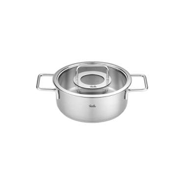 Imagem de Fissler Pure Collection Rondeau de aço inoxidável 4,1 litros com tampa de vidro