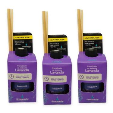 Imagem de 3 Aromatizador Ambiente Difusor Palito Aromas Cheirinho Top Perfume Ca