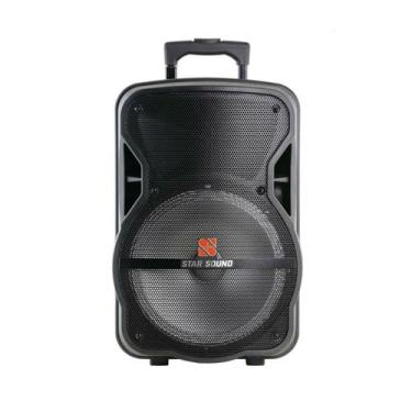 Imagem de Caixa Star Sound SS100 Bateria Bluetooth FM/SD/USB By Staner