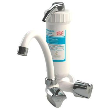 Imagem de Torneira Com Filtro de Água Herc 2906 1/2P Branca com Cromado