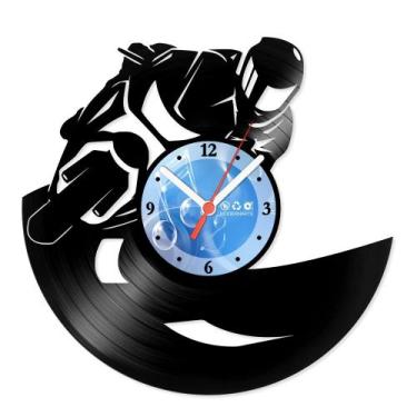 Imagem de Relógio De Parede Disco Vinil Motos - Speed - VMO-006 - Modernarte