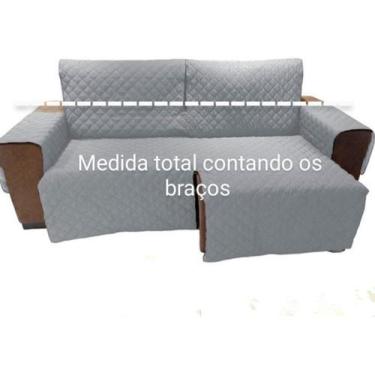 Imagem de Protetor Sofá 2.30m(medindo Com Braços)2 Modulos Retratil e reclinavel