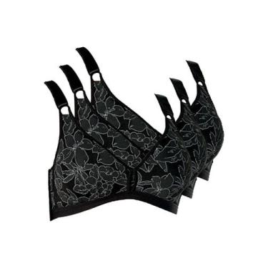 Imagem de Kit com 3 Sutiãs Sustentação Olimpo Anizete Demillus 61741 Taça B, Pre