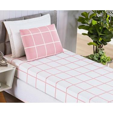 Imagem de Lençol Para Cama Box De Solteiro C/ Elástico 2 Peças 200 Fios Austin -