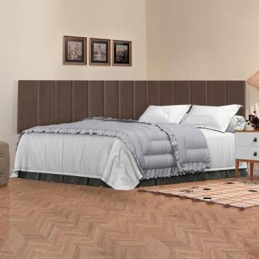 Imagem de Cabeceira casal para cama box - com proteção lateral suspensa 1,40 met
