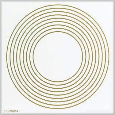 Imagem de PLACA RADIÔNICA 9-círculos - RADIESTESIA - Alltherapy