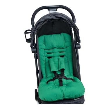 Imagem de Almofada Para Carrinho de Bebê Universal  - VERDE - CLICK TUDO