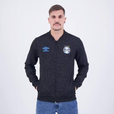 Imagem de Jaqueta Umbro Grêmio Hino 2024 Preto, EG