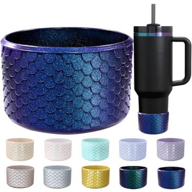 Imagem de CEDIDJAC Bota de silicone para Stanley Cup 567.0-1,134.0 g, para Hydroflask Boot 340.2-680.4 g, para IceFlow 567.0-850.5 g, para Owala Tumbler 1,134 g, protetor inferior para Stanley Boot for Stanley