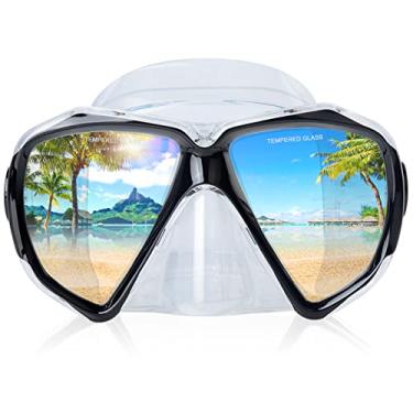 Imagem de EXP VISION Máscara de Mergulho com Snorkel, Máscara de Natação Panorâmica Hd, Óculos de Mergulho Antiembaçante, Máscara de Mergulho de Vidro Temperado, Óculos de Natação para Adultos E Jovens com Prot
