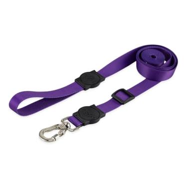 Imagem de Mood Pet Coleira Guia Retrátil Para Cães Cachorro Adestramento Passeio Porte Grande Médio Pequeno (Purple, G)