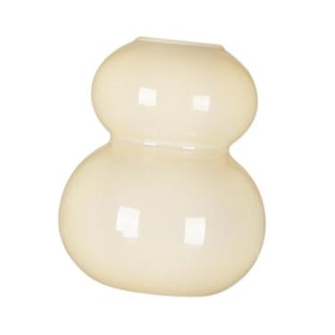 Imagem de IEUDNS Cabaça em forma de vaso de flores decorativo mesa decoração arranjo floral para mesa sala estar quarto entrada, Amarelo