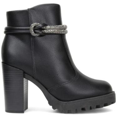 Imagem de Bota Feminina Moleca Napa Floather 5325.124 - Preta, 37
