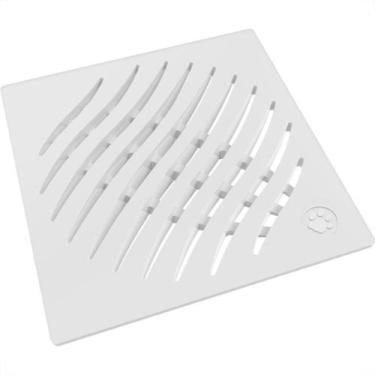 Imagem de Grelha Plastica Quadrada Branca Tigre 10X10Cm