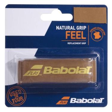 Imagem de Grip de Couro Babolat Natural Grip Feel Marrom