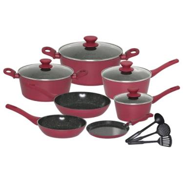 Imagem de Mimo Style, Conjunto 7 Panelas Indução + 3 Acessórios Style Cook RubiRubi