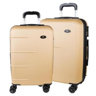 Imagem de Malas Viagem Bordo Rodas 360 Fibra Rígida ABS Expansível - World Onboa