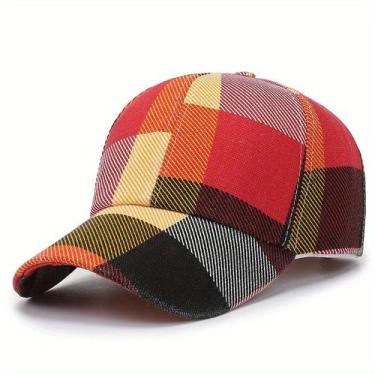 Imagem de Boné de beisebol com bloco de cores, chapéus masculinos, presentes par