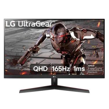 Imagem de Monitor Gamer LG UltraGear 32", 165Hz, QHD, 1ms, DisplayPort e HDMI, 9