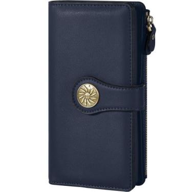 Imagem de Carteira Feminina Travelambo de Couro - RFID e Grande Capacidade