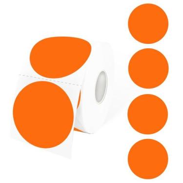 Imagem de Etiquetas Térmicas STARLIBOO - 5cm Redondas (600 Unidades) para Rollo 