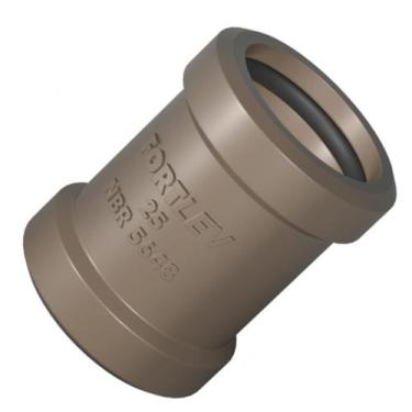 Imagem de Luva de Correr Soldável - 1"1/2 ou 3/4" - Fortlev, 3/4" ou 25mm