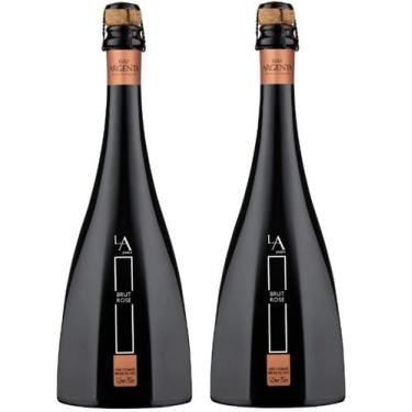 Imagem de Kit 2 Un Espumante Brut Rose Luiz Argenta LA Jovem 750 ml