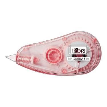 Imagem de Corretivo Em Fita 5mmx6m Rosa Claro Tilibra