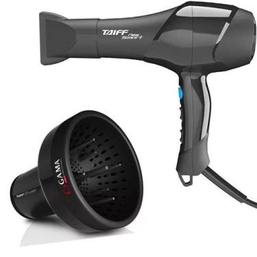Imagem de Kit - secador de cabelo profissional taiff new smart 1700w 220v + difu