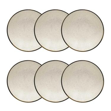 Imagem de Conjunto de Pratos Fundos 06 Peças Unni Brisa Oxford