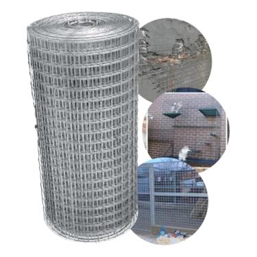 Imagem de Tela Solada Galvanizada 0,5m x 5m Tag Malha Para Portões Pets Jardim Fachada Alvenaria Cerca