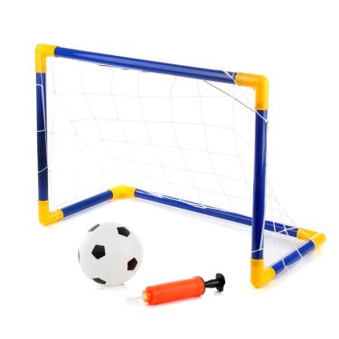 Imagem de Mini Trave Brinquedo Futebol Gol 76 Cm Com Bola E Bomba De Ar - Dm Toys