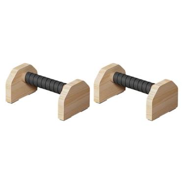 Imagem de Deevoka 2pcs push up bar push up lida com barras de mão anti deslize paralettes bar para homens ginástica do exercício de fitness women, 20cm