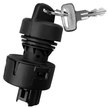 Imagem de Vaticas Chave de ignição para carrinho de golfe compatível com Yamaha G22 G29 Drive 2 elétrico e gasolina carrinho de golfe substituto JW1-H2510-00 JU2-H2510-20 JU2-H2510-10, interruptor de ignição de