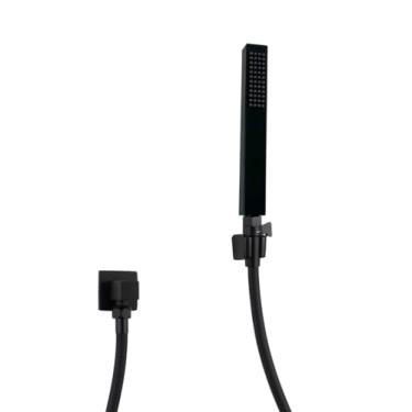 Imagem de Ducha Higienica ABS Preto c/Mangueira Emborrachada e Registro