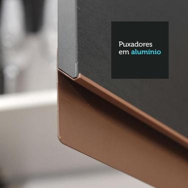 Imagem de Cozinha Completa Reims com Armário e Balcão Preto Madesa