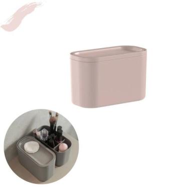 Imagem de Lixeira de Bancada 1 litro Linha Bold - LANÇAMENTO - Ou, Rosa