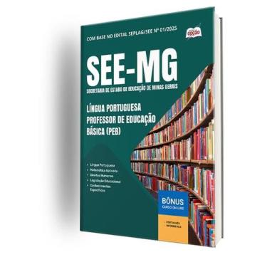 Imagem de Apostila SEE-MG - Língua Portuguesa - Professor de Educação Básica (PE