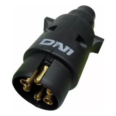 Imagem de Tomada Elétrica P/ Engate Redonda 6 Polos Macho (móvel) Bivo - DNI