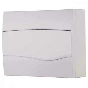 Imagem de Quadro De Distribuição De Sobrepor 12Din ou 8Nema Branca