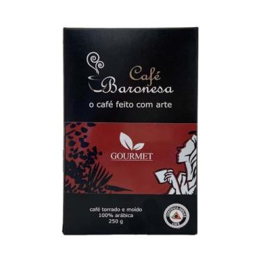 Imagem de Café Baronesa moído 250 g Café Baronesa Gourmet Torrado e Moído 250g - Moagem para Cafeteira Italiana