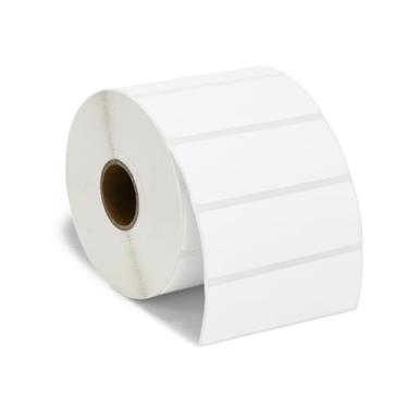 Imagem de ESSENTIAL Etiquetas térmicas diretas de código de barras de 7,6 x 2,5 cm, etiqueta de envio, compatível com impressoras de etiquetas Arkscan e Zebra, 1400 etiquetas de rolo (1 rolo)