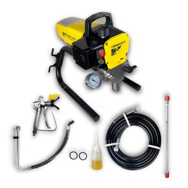 Imagem de Máquina de Pintura Menegotti Airless MMAPRO1000 Compressor Pulverizador Pinturas Industriais Paredes Tetos Profissional - (220, Volts)