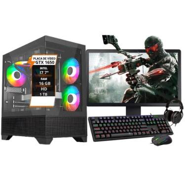 Imagem de Pc Gamer Completo I7 Gtx 1650 16Gb Hd 1Tb - Wj Info